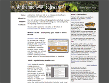 Tablet Screenshot of anthemion.co.uk